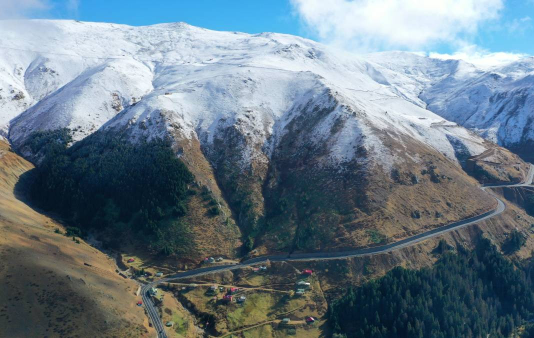 Trabzon'un yüksek kesimleri beyaz örtüyle kaplandı - Resim: 6